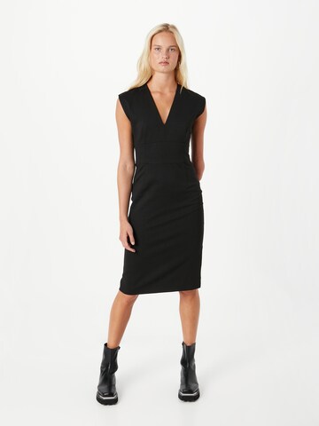 HUGO Sheath dress 'Kemanda' in Black: front