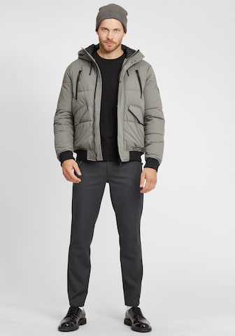 INDICODE JEANS Winter Jacket 'Ravert' in Grey
