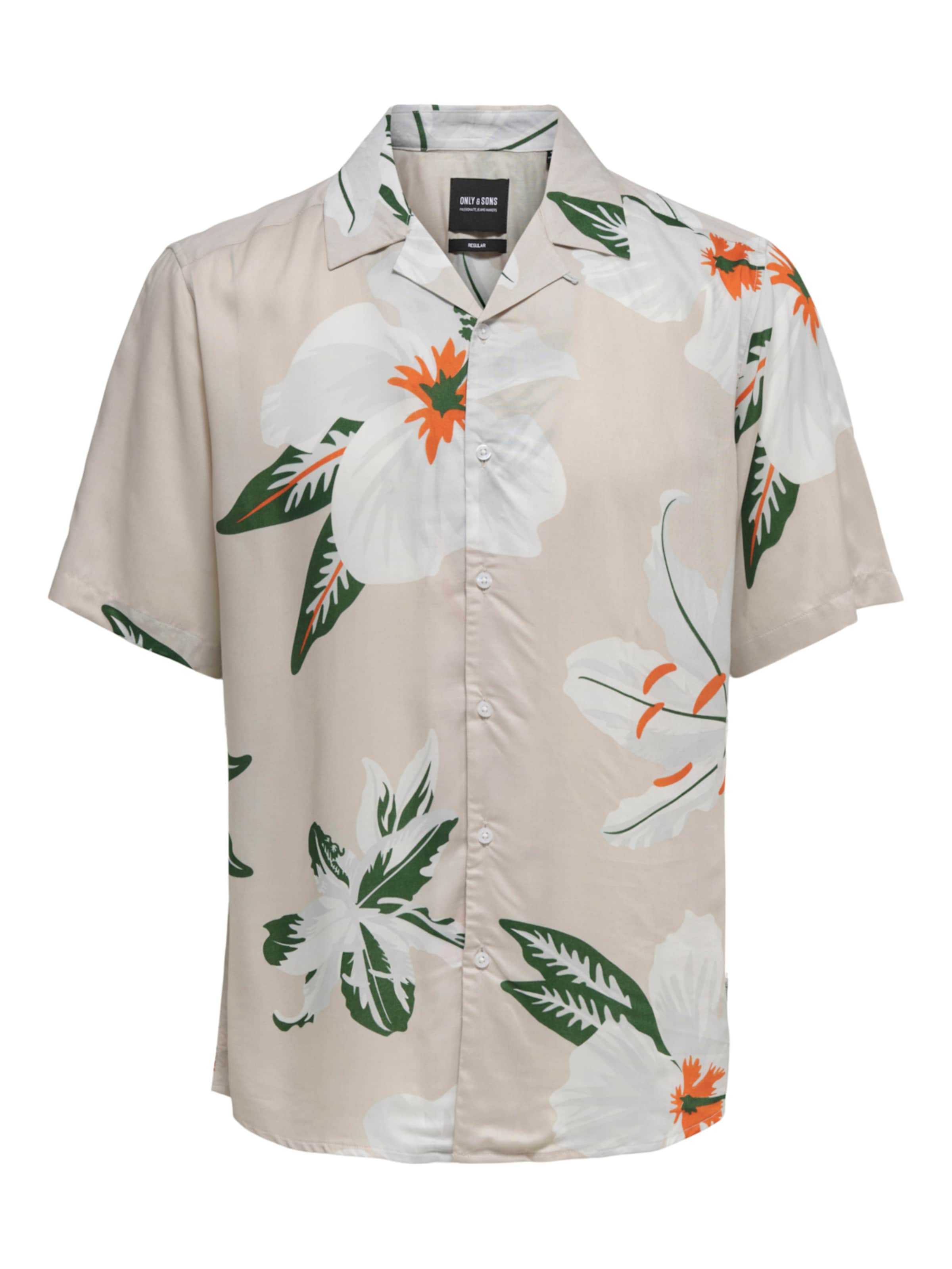 Only & Sons Regular Fit Paita 'Dan' värissä harmaa: etupuoli