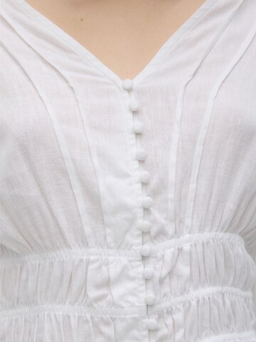 VERO MODA Bluse 'THEODORA' i hvid
