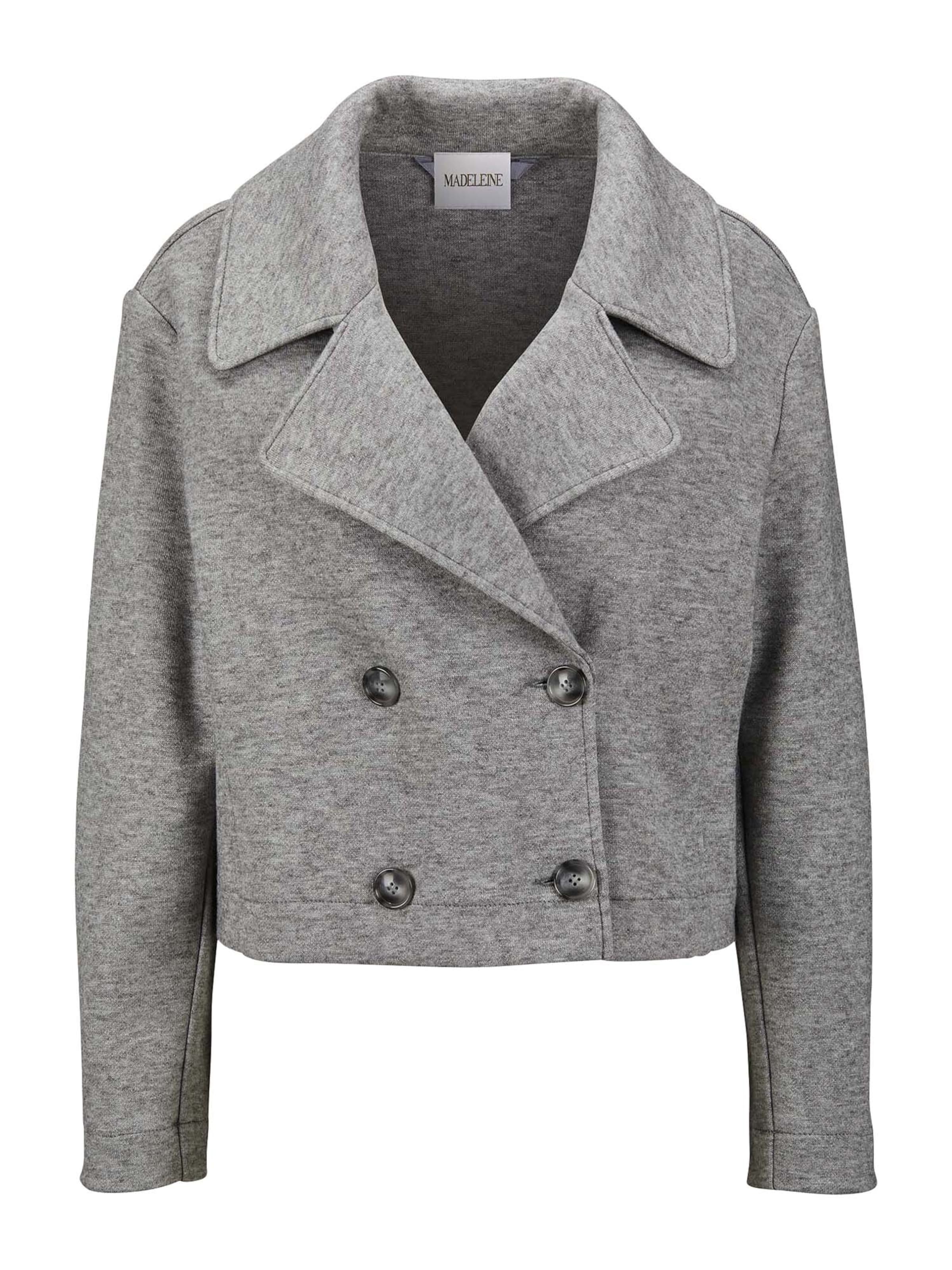 MADELEINE Tussenjas in Grijs: voorkant