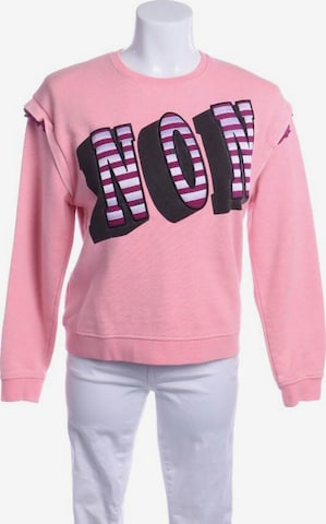 KENZO Sweatshirt & Zip-Up Hoodie in S in Pink: front