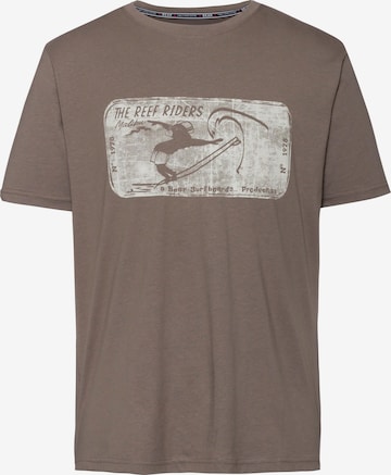 BEAR T-Shirt 'Riders' in Braun: Vorderseite