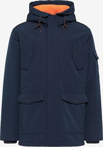 ALEKO Winter Jacket in Blue: front