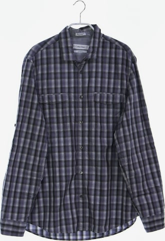 Calvin Klein Button Up Shirt in S in Grey: front