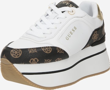 Baskets basses CAMRIO4 GUESS en Blanc ABOUT YOU