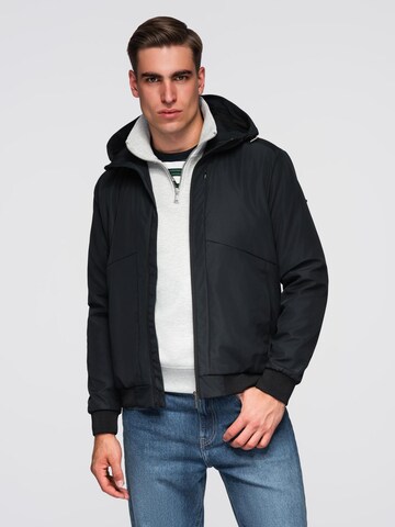 Ombre Between-season jacket in Black: front
