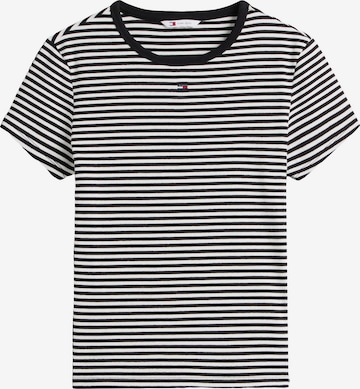 juoda Tommy Jeans Marškinėliai 'ESSENTIAL': priekis