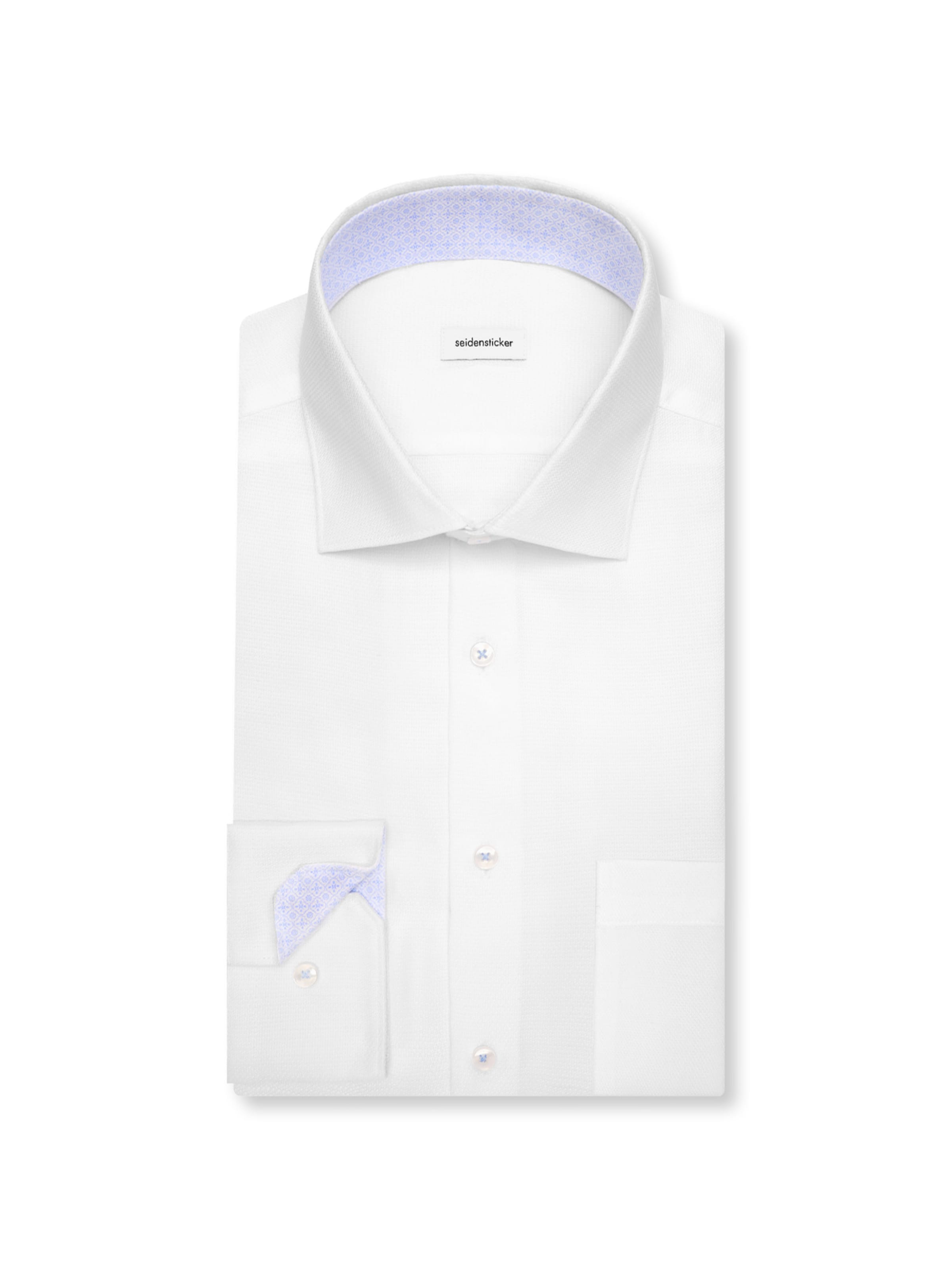 Coupe regular Chemise business SEIDENSTICKER en blanc