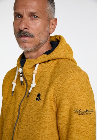 Veste en polaire Schmuddelwedda en jaune