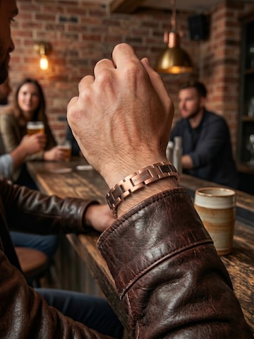 Holzwerk - Pulsera 'MILASEE' en oro: frente