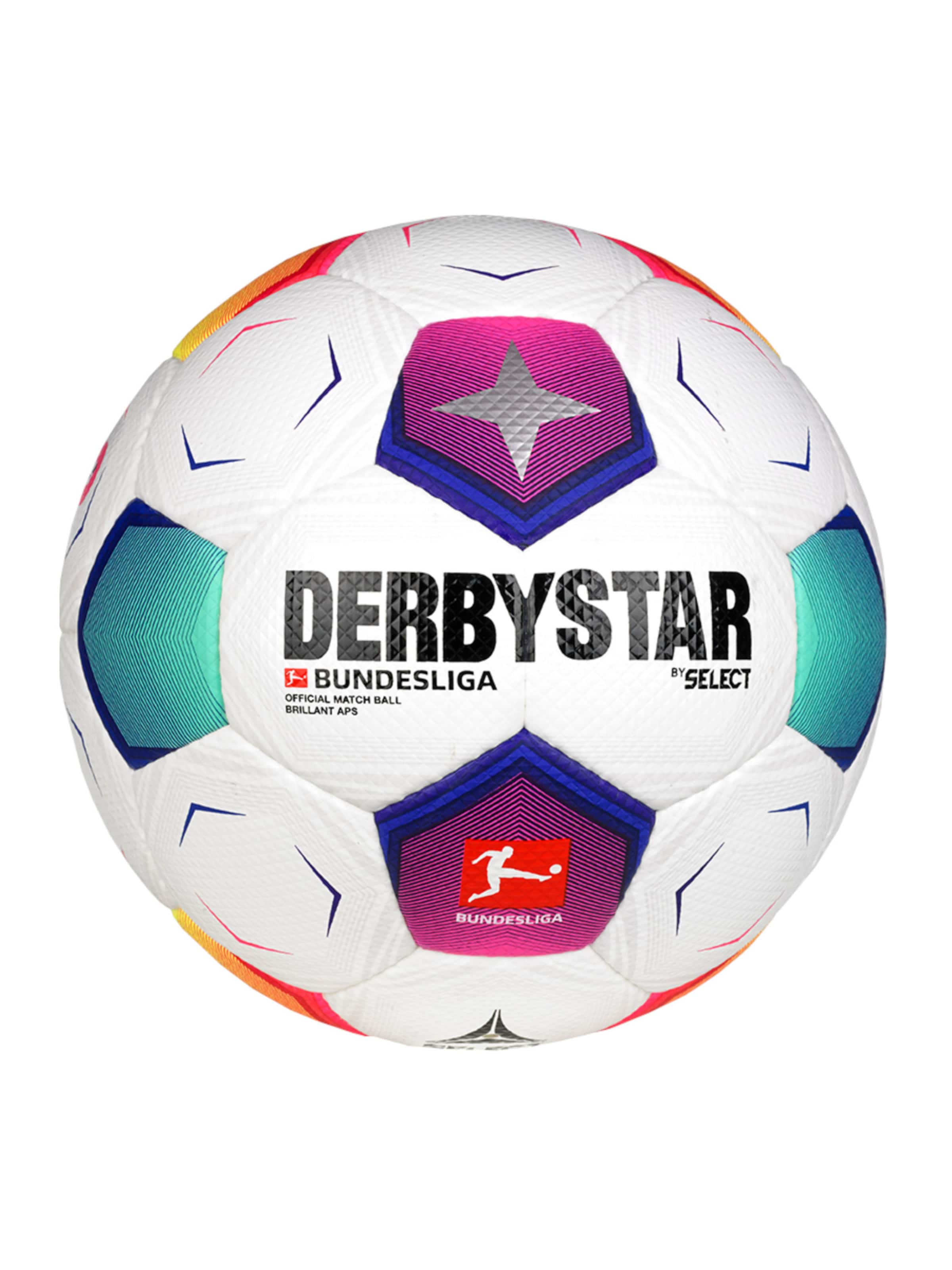 DERBYSTAR - Pelota 'Brillant APS' en blanco: frente