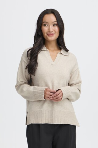 Pull-over 'FRBitte' Fransa en gris : devant