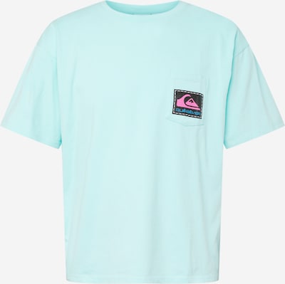 QUIKSILVER Functioneel shirt 'RAINBOW' in de kleur Blauw / Lichtblauw / Pink / Zwart, Productweergave