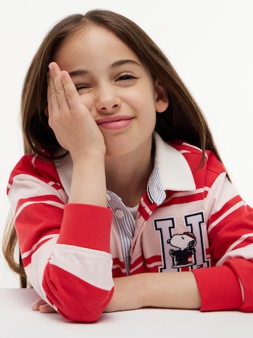 raudona TOMMY HILFIGER Marškinėliai 'PEANUTS'