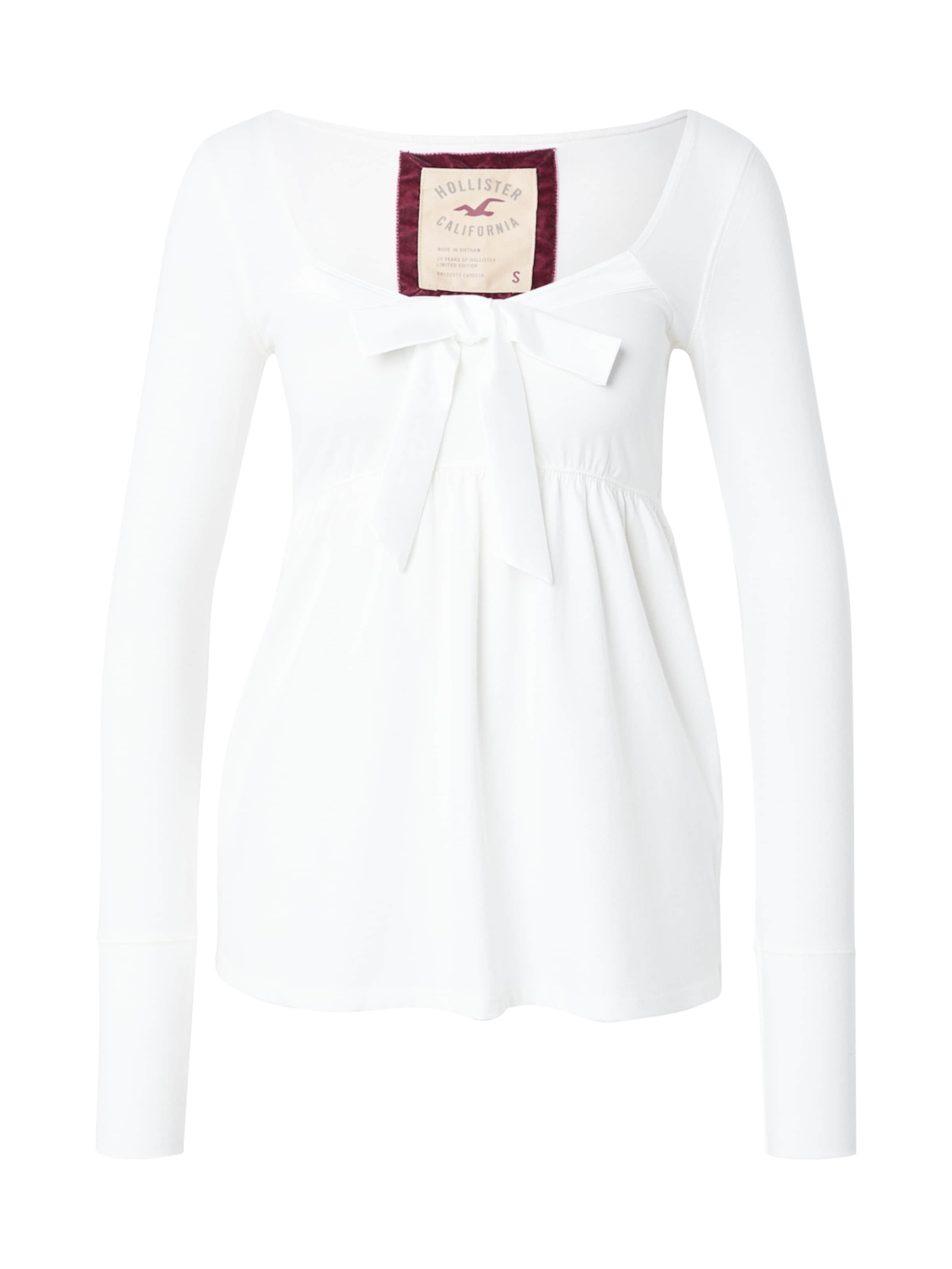 HOLLISTER Tričko - Biela: predná strana