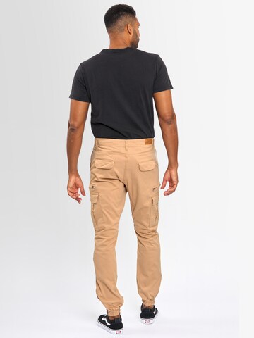 Alessandro Salvarini Regular Cargohose in Beige