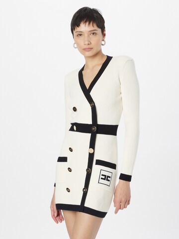 Abito in maglia di Elisabetta Franchi in beige: frontale