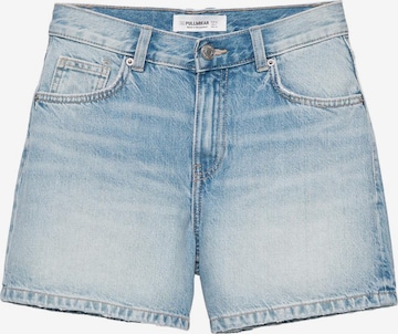 Pull&Bear Loose fit Jeans in Blue: front
