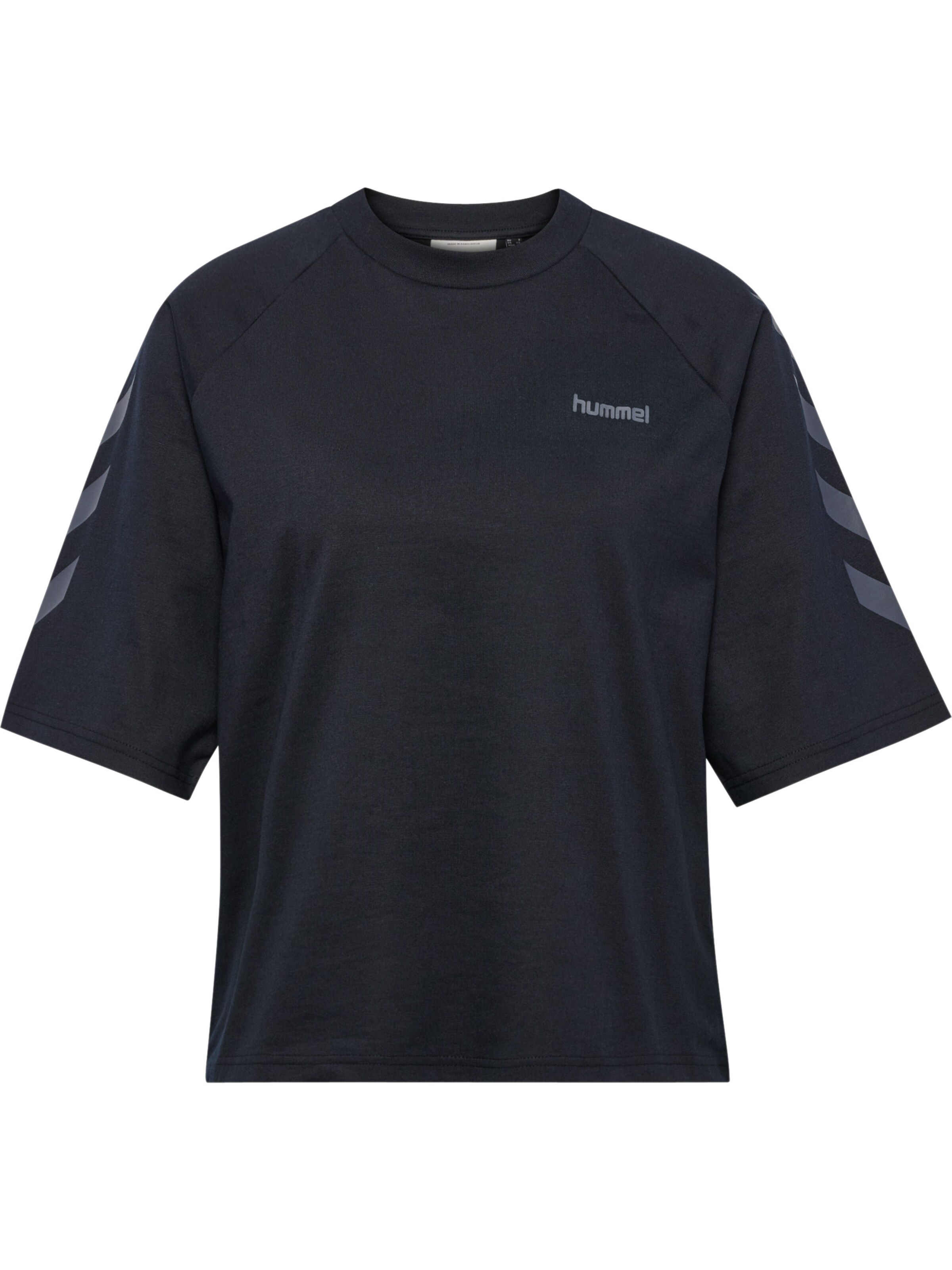 T-shirt fonctionnel 'KEEPER CHEVRON' Hummel en noir : devant