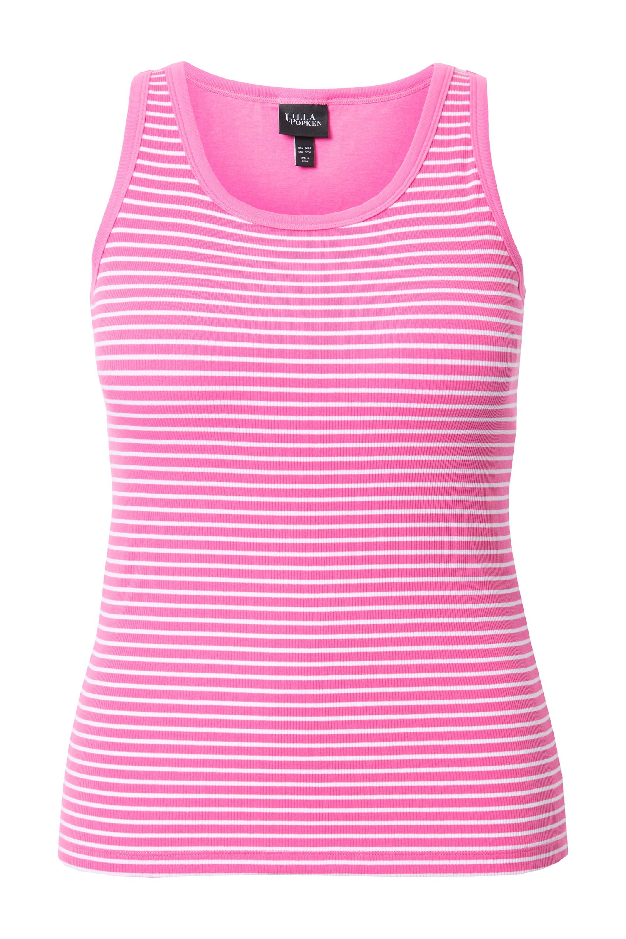 Ulla Popken Top in Roze: voorkant