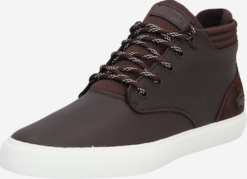 LACOSTE High-Top Sneakers 'Esparre Chukka 0320 1 CMA' in Brown: front