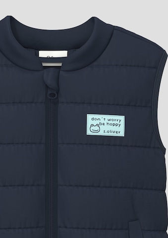 s.Oliver Vest in Blue
