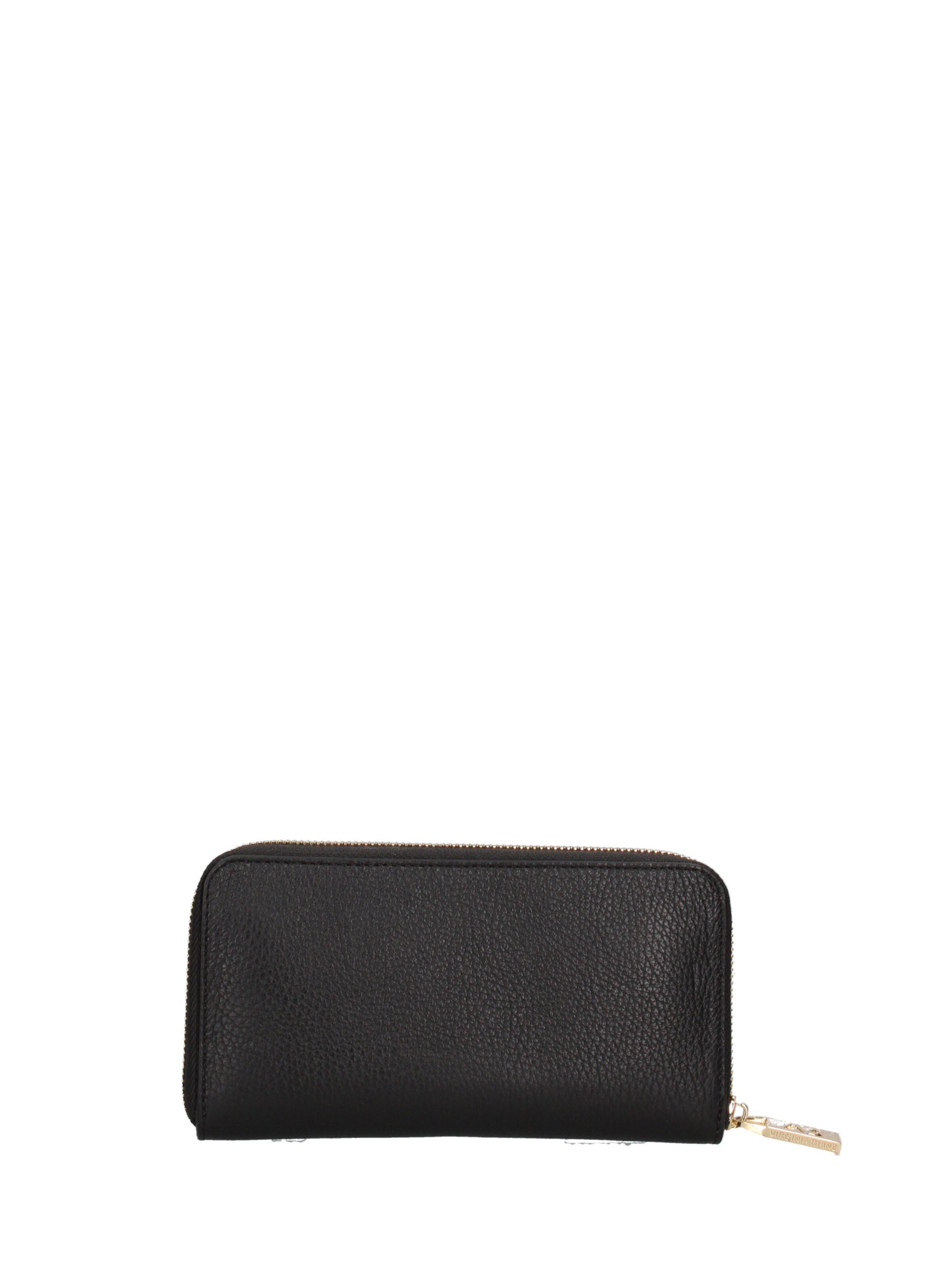 Portamonete 'Portafoglio donna pelle dollaro con zip 20x10 cm' di Virginia Rhinè in nero