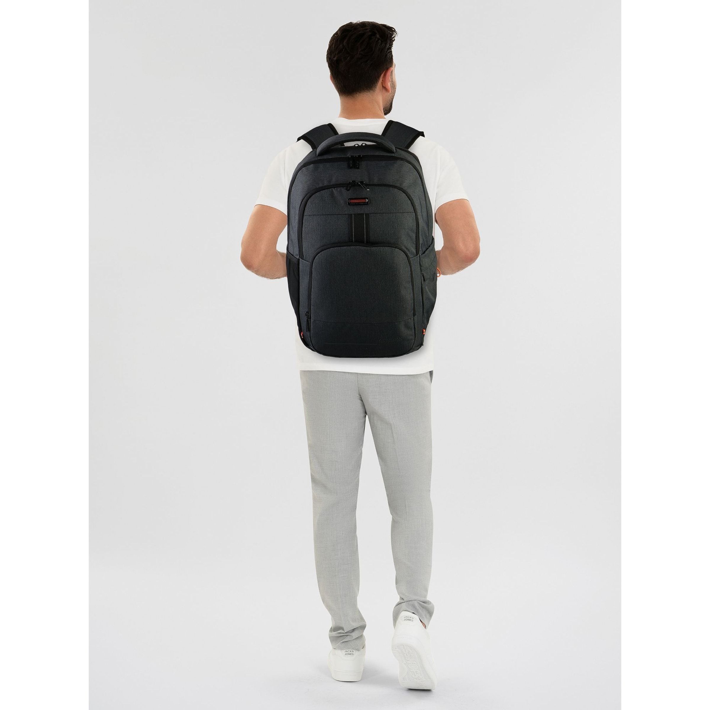 American Tourister Backpack 'At Work Nxt' in Grey: front