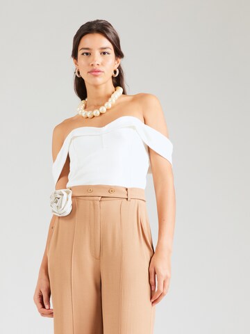 millane Top 'Elora' in White: front