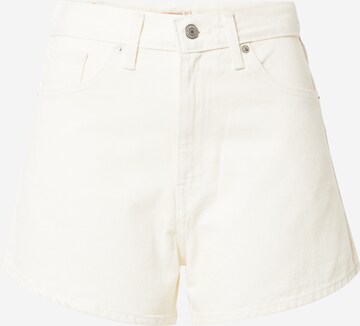 LEVI'S ® Shorts 'High Waisted Mom' in Weiß: predná strana