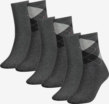 Chaussettes TOMMY HILFIGER en gris : devant