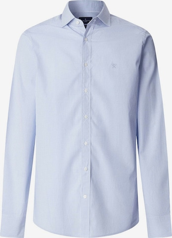 Hackett London Regular Fit Hemd 'CITY' in Blau: Vorderseite