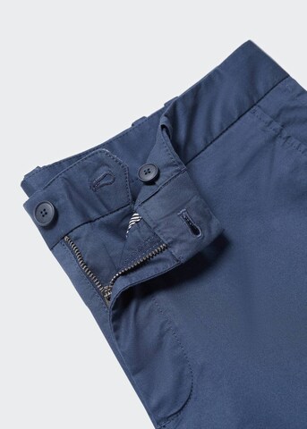 MANGO MAN Normální Kalhoty – modrá