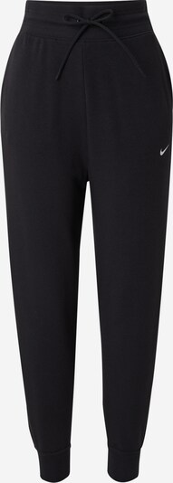 NIKE Pantalon de sport 'One' en noir / blanc, Vue avec produit