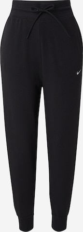 NIKE Конический (Tapered) Спортивные штаны 'One' в Черный: спереди