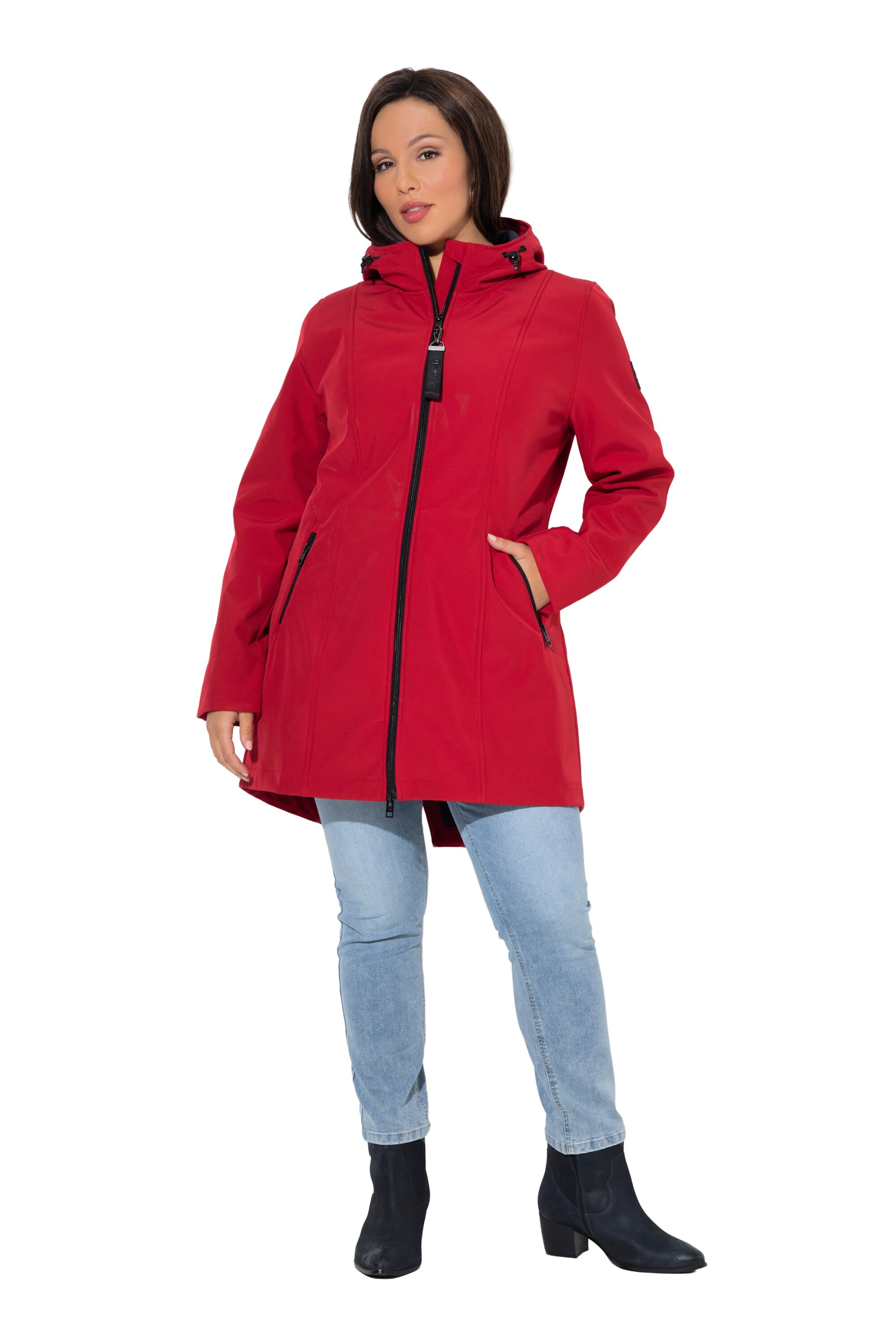 Ulla Popken Funktionsjacke in Rot