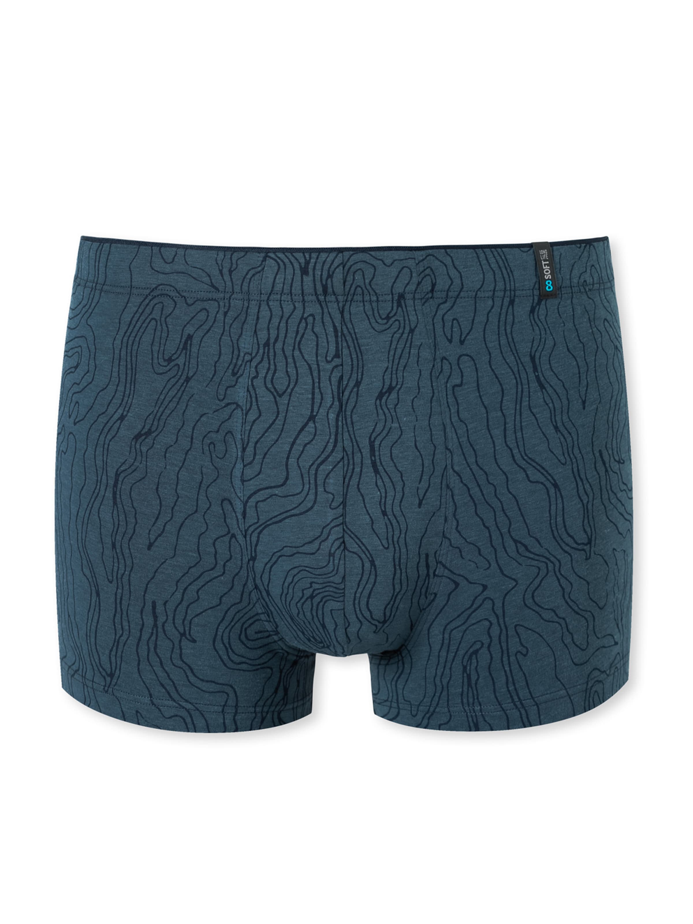 SCHIESSER Trunk 'Long Life Soft' in Blau: Vorderseite