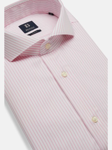 Slim fit Camicia business di Boggi Milano in rosa