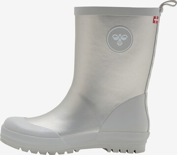 Hummel Rubber Boots in Silver: front
