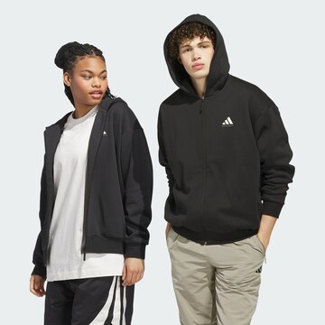 ADIDAS PERFORMANCE Sports sweat jacket in Black
