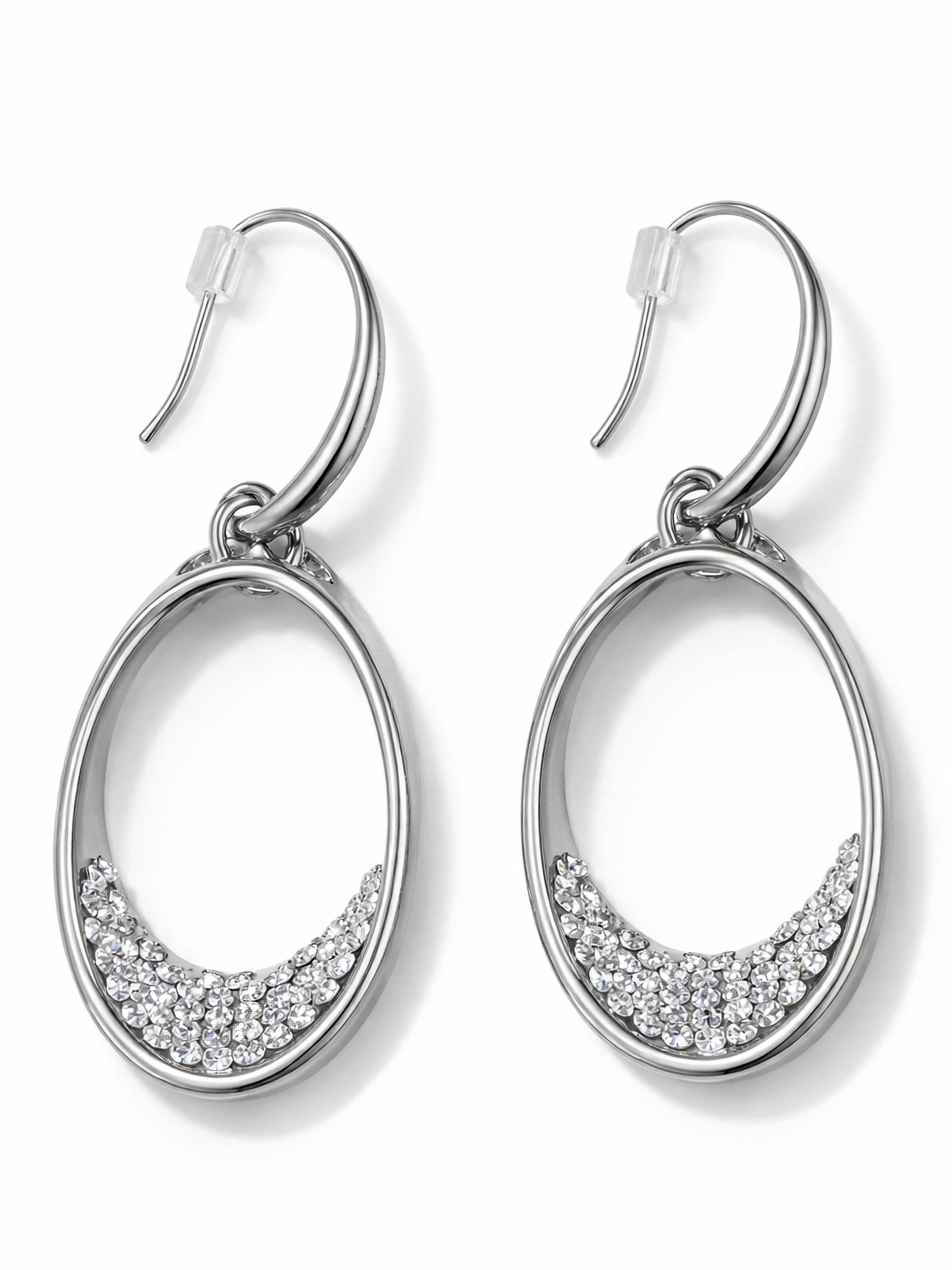 COLLEZIONE ALESSANDRO Earrings 'Noli' in Silver: front
