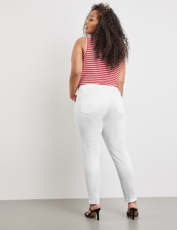 SAMOON Regular Jeans i vit