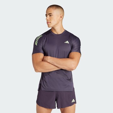 T-Shirt fonctionnel 'Adizero' ADIDAS PERFORMANCE en violet : devant