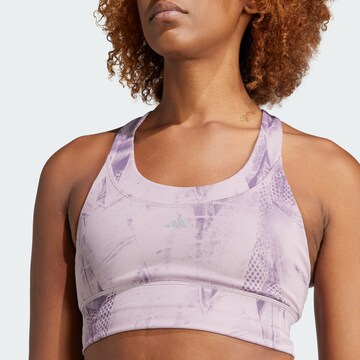 ADIDAS PERFORMANCE Bralette Sports Bra in Purple