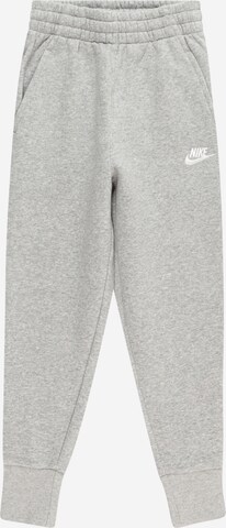 pelēks Nike Sportswear Bikses 'CLUB FLEECE': no priekšpuses