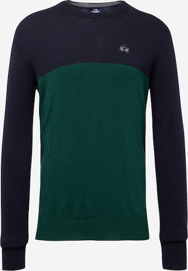 Pullover La Martina di colore navy / grigio / verde, Visualizzazione prodotti