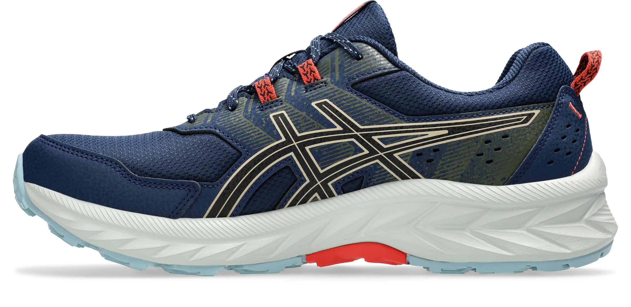 Chaussure de course 'GEL-VENTURE 9' ASICS en bleu : devant