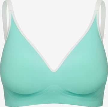 cfab (formerly creamy fabrics) BH 'Lined Comfort Push-Up BH' in Grün: Vorderseite