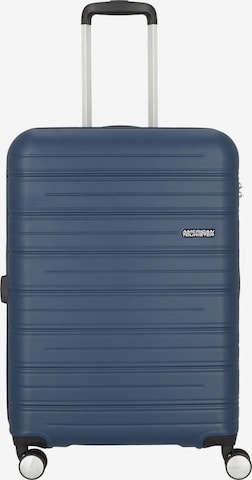 American Tourister Trolley in Blauw: voorkant